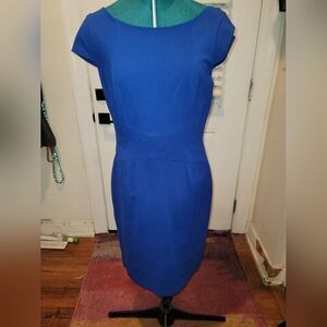 White House Black Market, Peacock Blue, Size 8.